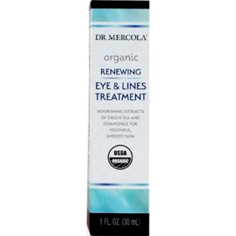 DR. MERCOLA  organic Renewing Eye & Lines Treatment. USDA Certified Organic.